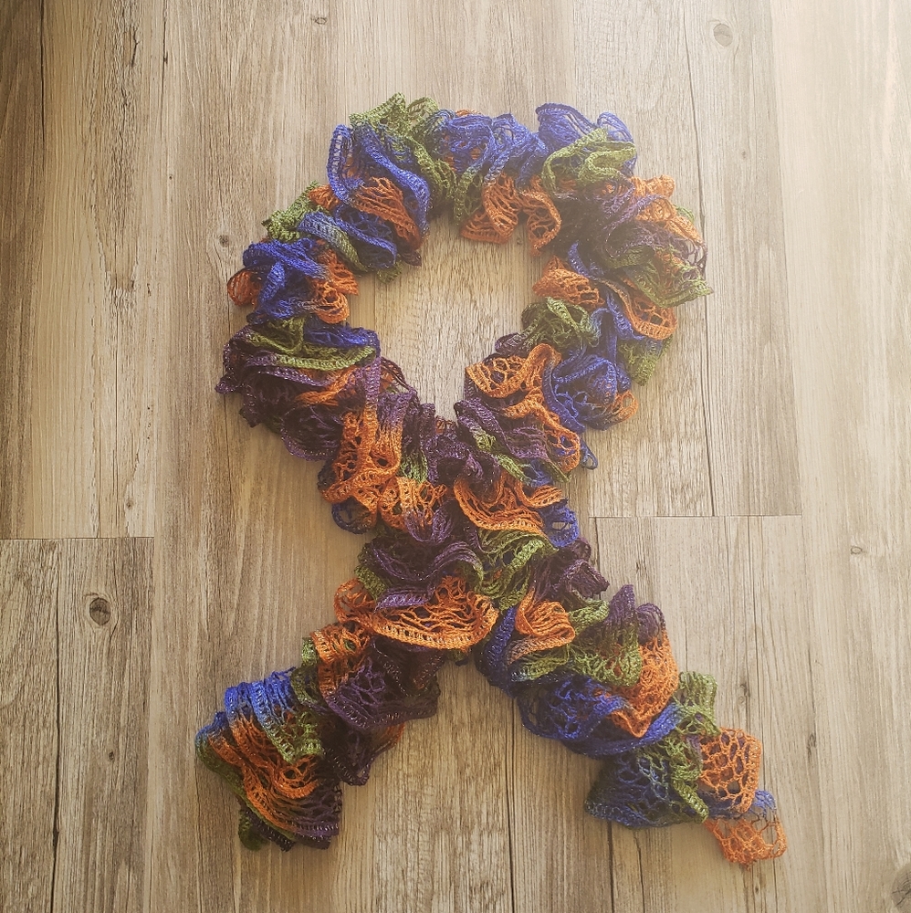Colorful Knitted Scarf